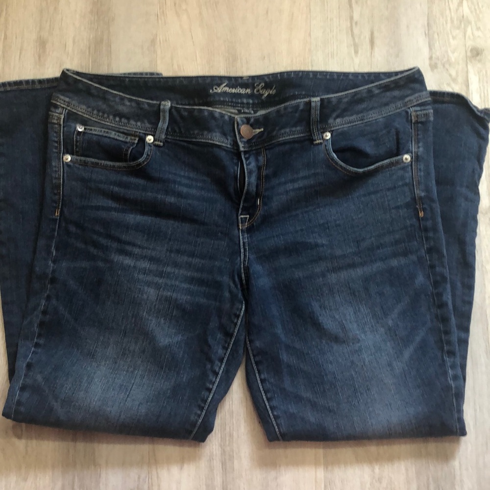 American Eagle slim boot stretch jeans 18 short